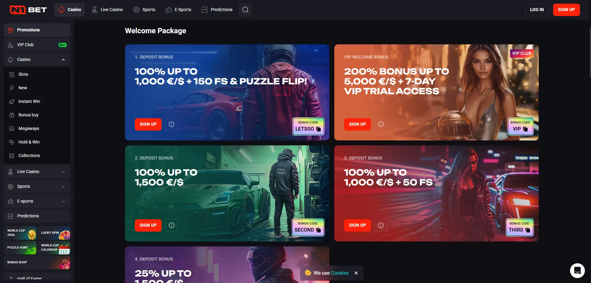 n1bet Casino Bonusangebote 2026 – Willkommensbonus und Free Spins